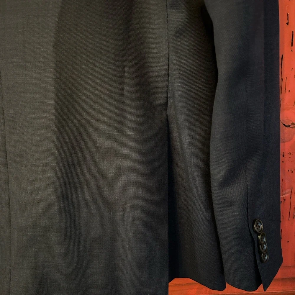 BONOBOS Blazer Slim Fit Wool blend 40R navy 2 Button new